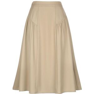 INSPIRE CHIC -  Women's Pleated Intage High Waisted F Khaki